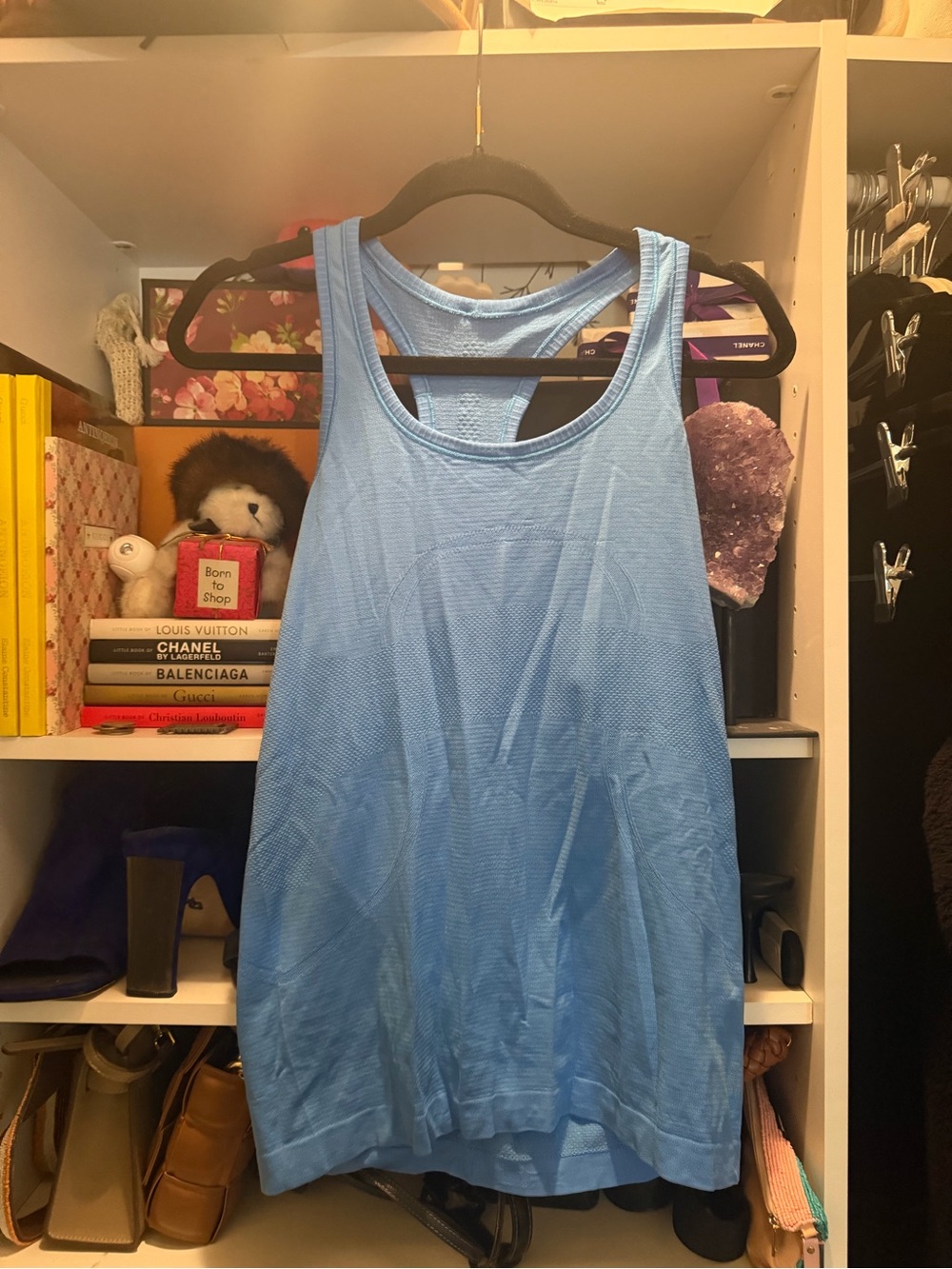 Lululemon  Women’s Blue Racerback Tank Top